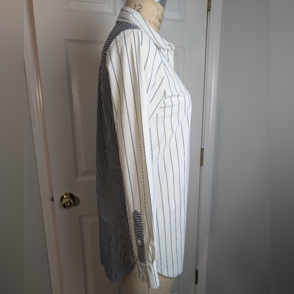 Lysse Navy and White Striped Tunic - Picture 7 of 10